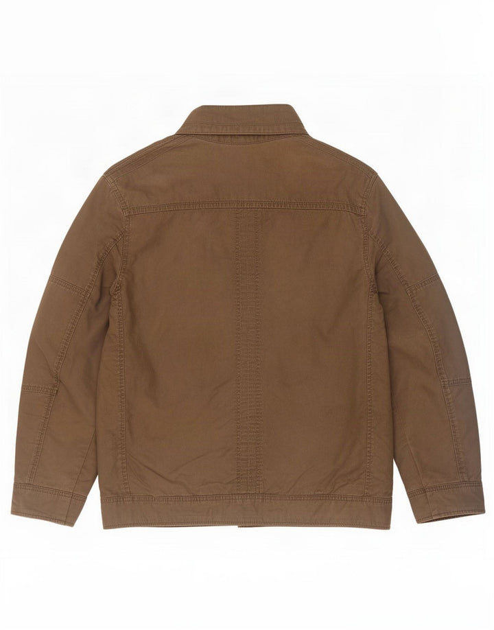 John Rocha Mens Utility Jacket UK 38 Medium Khaki Cotton
