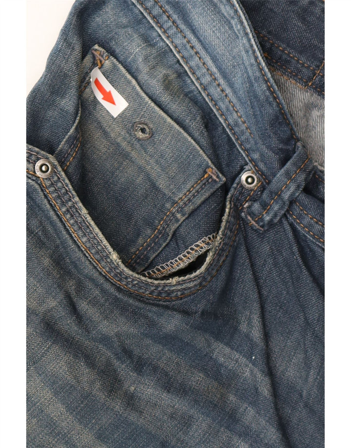 JACK & JONES Mens Straight Jeans W32 L34 Blue