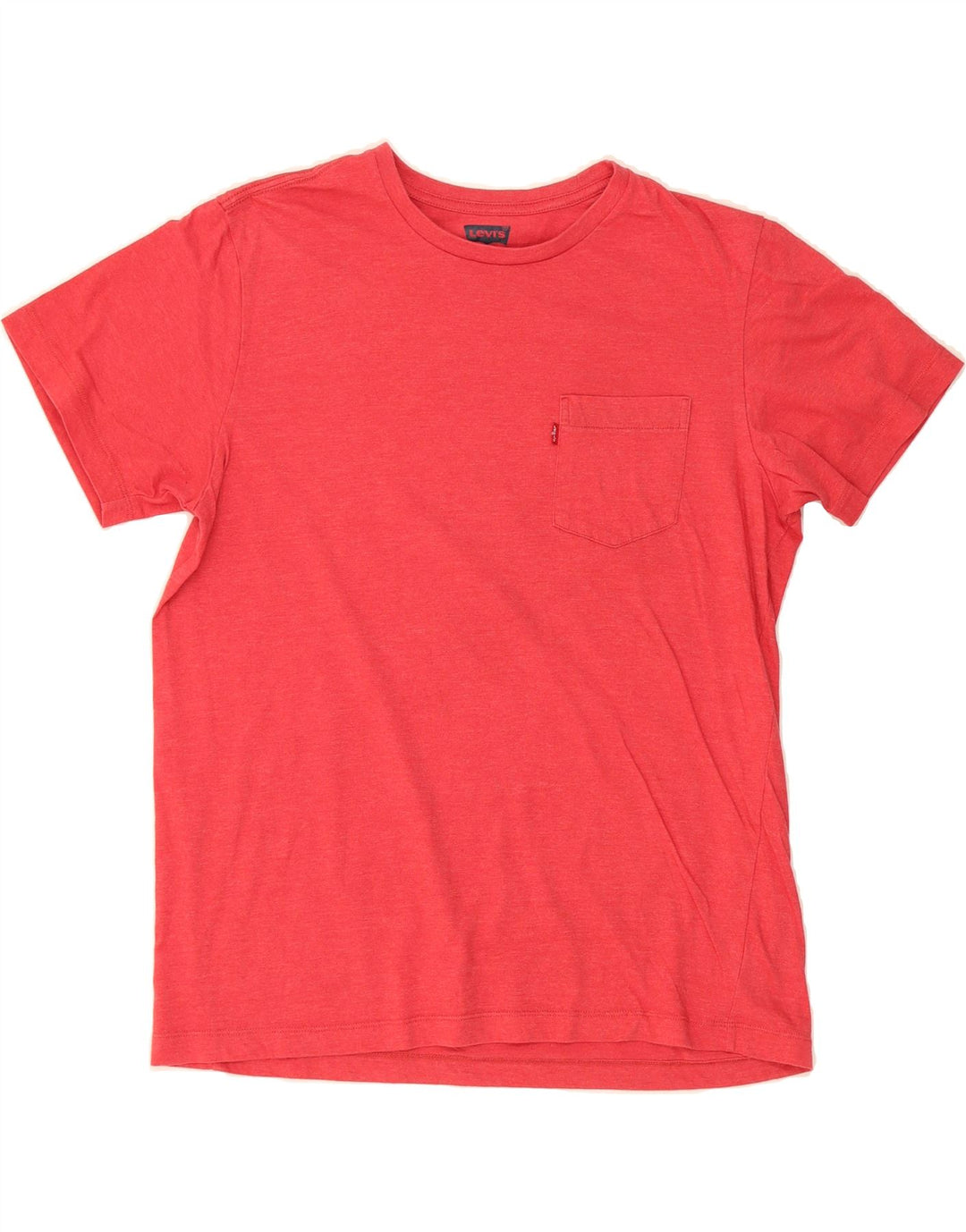LEVI'S Mens T-Shirt Top Large Red Vintage Levi's and Second-Hand Levi's from Messina Hembry 