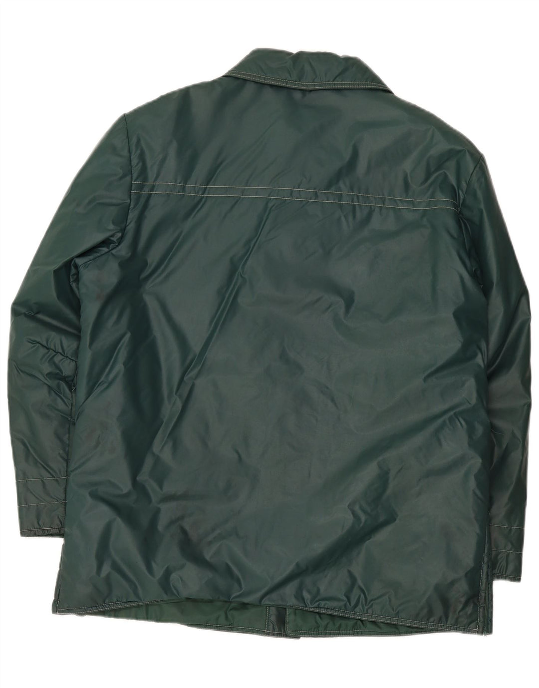 Mens Utility Jacket UK 40 Large Green Nylon
