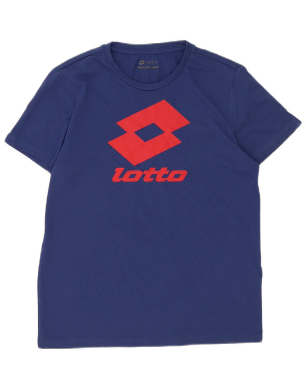 Lotto Boys Life's Graphic T-Shirt Top 13-14 Years Large Blue