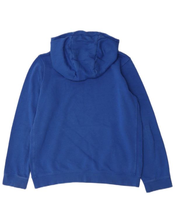 Nike Boys Hoodie Jumper 13-14 Years XL Blue Cotton