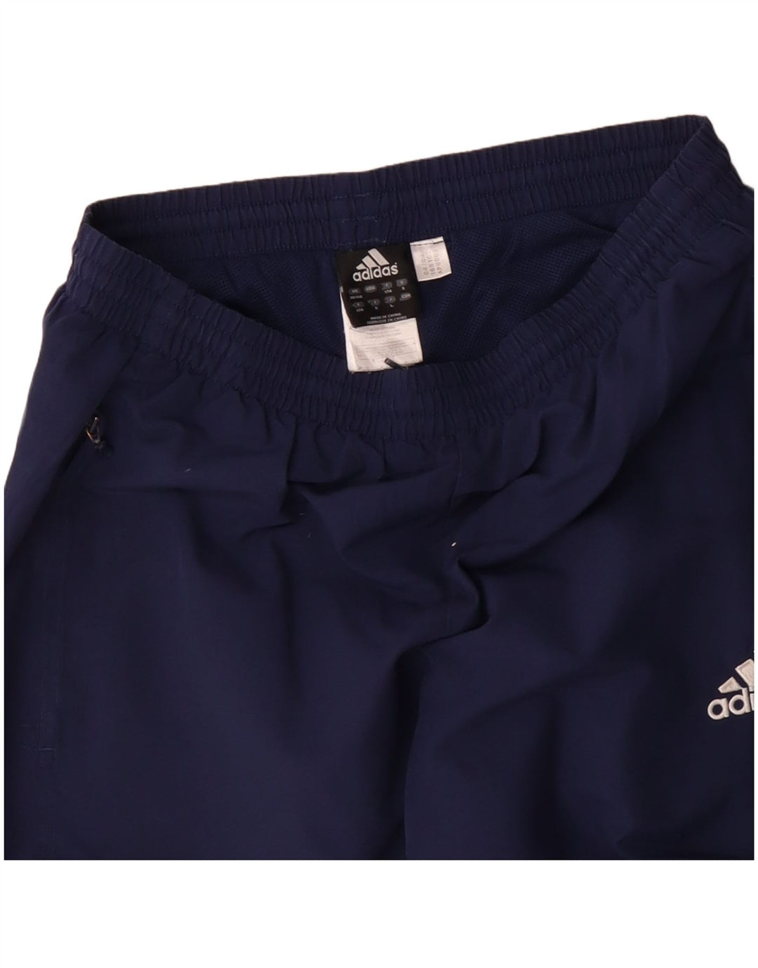 ADIDAS Mens Tracksuit Trousers UK 38/40 Medium Navy Blue Polyester