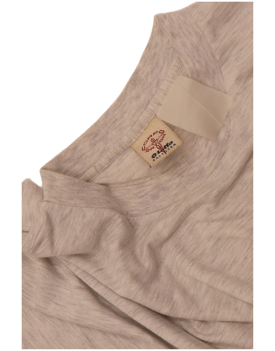 Lotto Mens Graphic T-Shirt Top Medium Grey Flecked