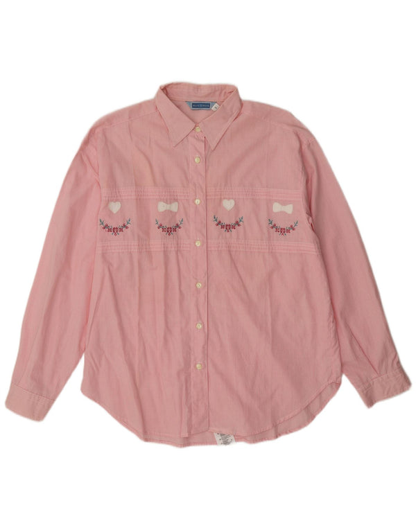 Belfe & Womens Oversized Shirt IT 44 Medium Pink Gingham