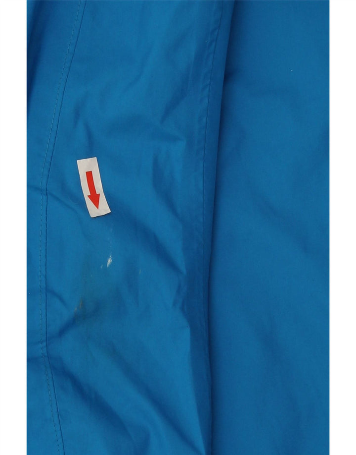 Columbia Womens Hooded Rain Jacket UK 18 XL Blue Polyester