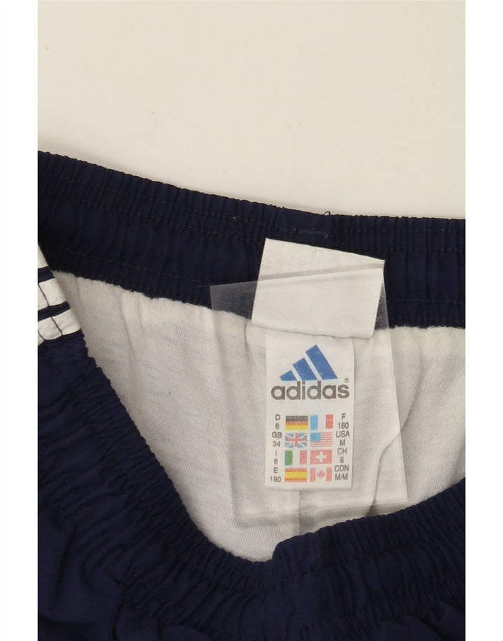 ADIDAS Mens Tracksuit Trousers Joggers Large Navy Blue Polyester