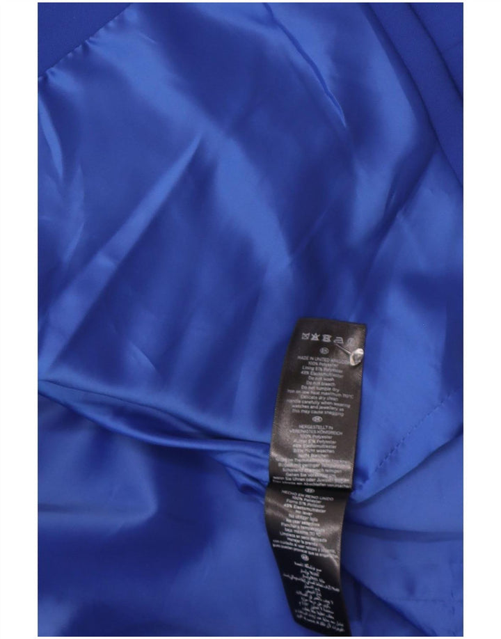 Hobbs Womens 3/4 Sleeve Bolero Jacket UK 12 Medium Blue Polyester