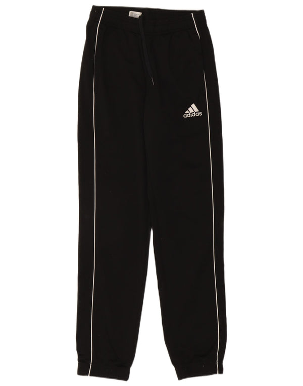 ADIDAS Womens Tracksuit Trousers Joggers UK 6 XS  Black Polyester
