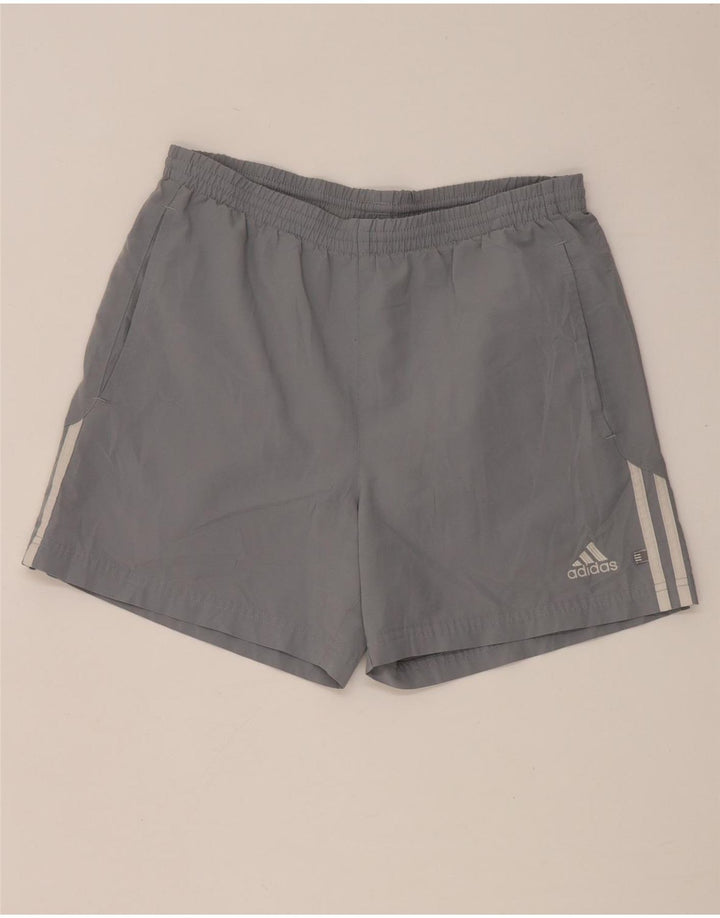 Adidas Mens Sport Shorts Small Grey Polyester