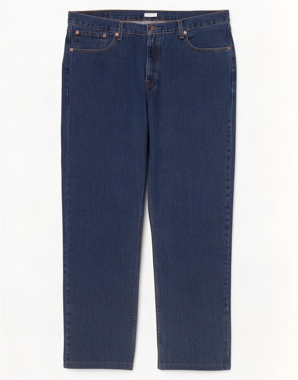 Levi's Mens 751 Straight Jeans W42 L34 Blue Cotton