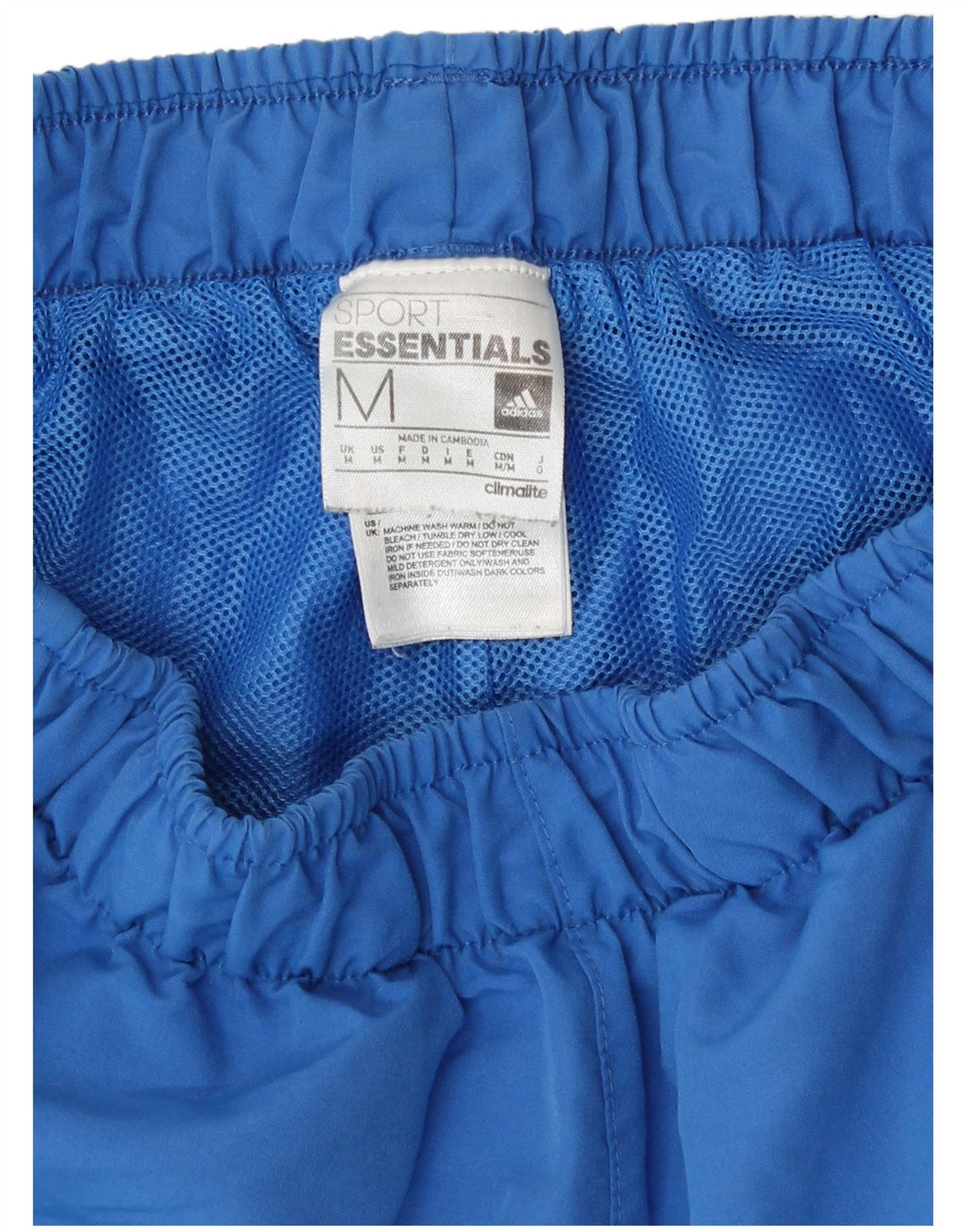 Adidas Mens Sport Shorts Medium Blue Polyester