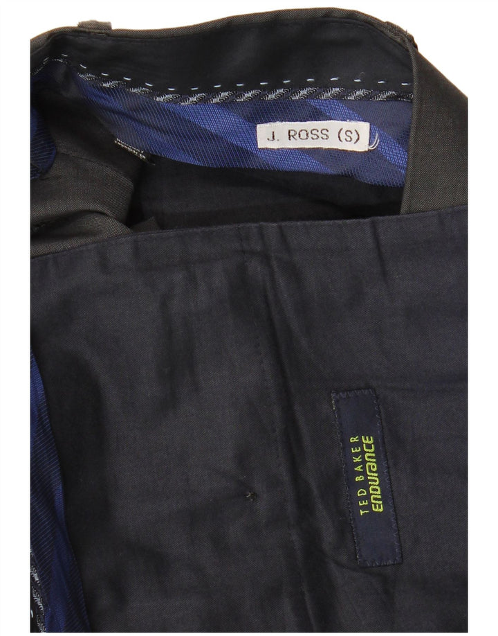 TED BAKER Mens Straight Suit Trousers W34 L29  Grey