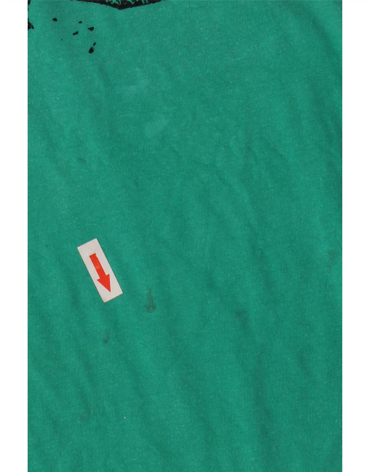 Fila Mens Graphic T-Shirt Top XL Green
