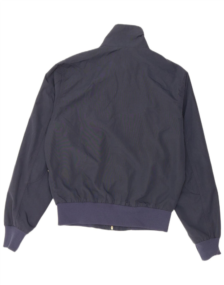 Richlu Mens Bomber Jacket UK 38 Medium Navy Blue Polyamide