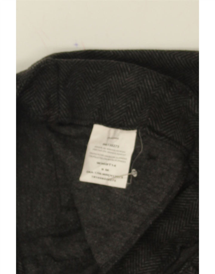 LEE Womens Riders Casual Trousers US 8 Medium W30 L32 Grey Herringbone Vintage Lee and Second-Hand Lee from Messina Hembry 