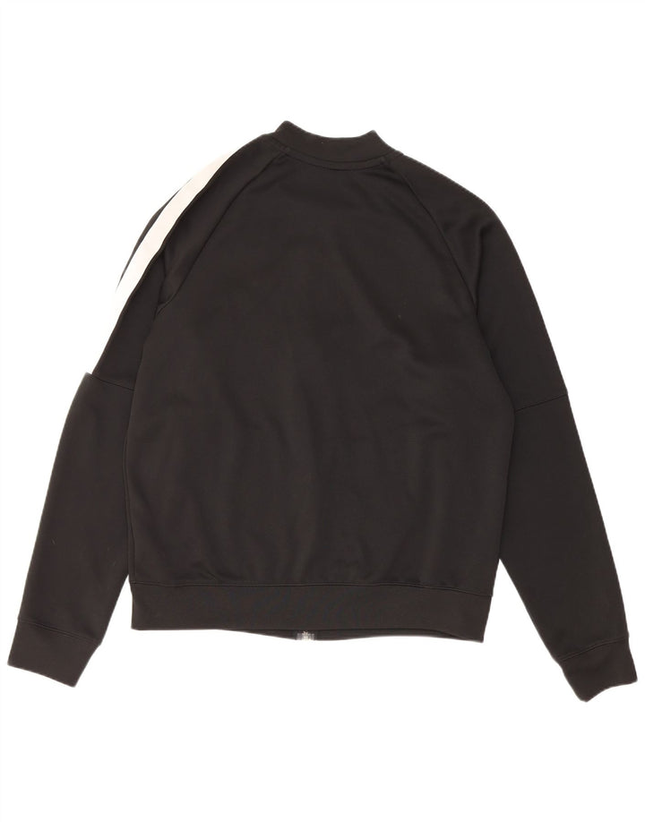 Nike Mens Tracksuit Top Jacket Medium Black Colourblock Polyester