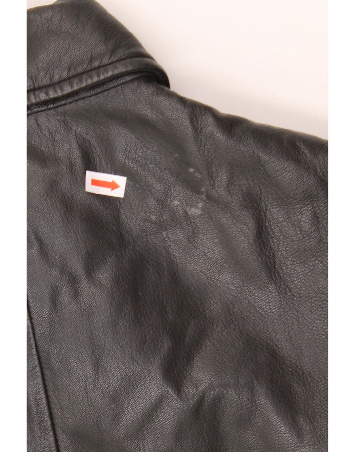 FREEHERON Womens Bomber Jacket IT 46 Large Black Vintage Freeheron and Second-Hand Freeheron from Messina Hembry 