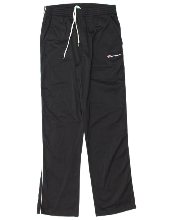 CHAMPION Mens Tracksuit Trousers Small  Black Polyester
