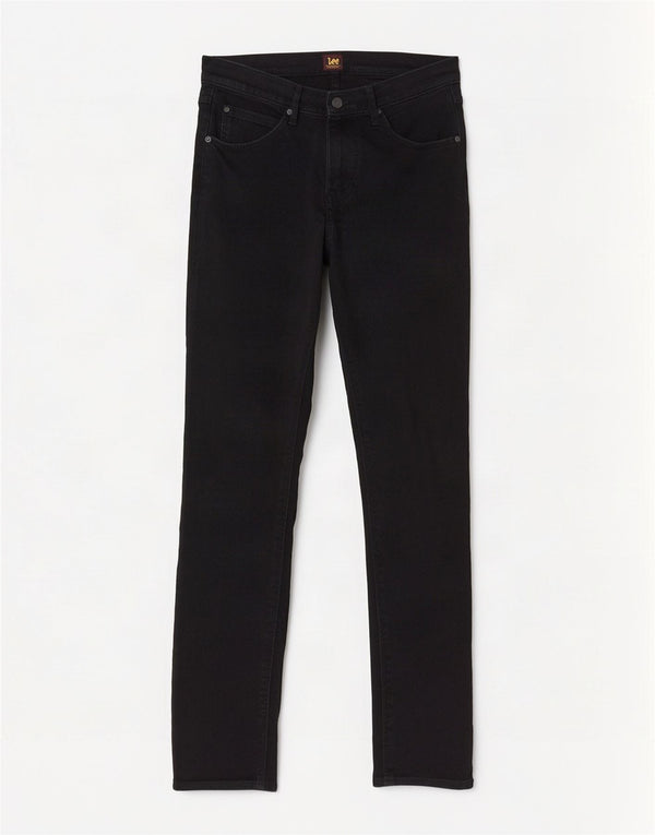 Lee Mens Luke Slim Tapered Jeans W34 L30 Black Cotton