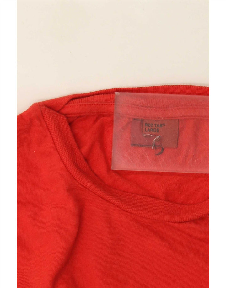 Levi's Womens Graphic T-Shirt Top UK 16 Large Red
