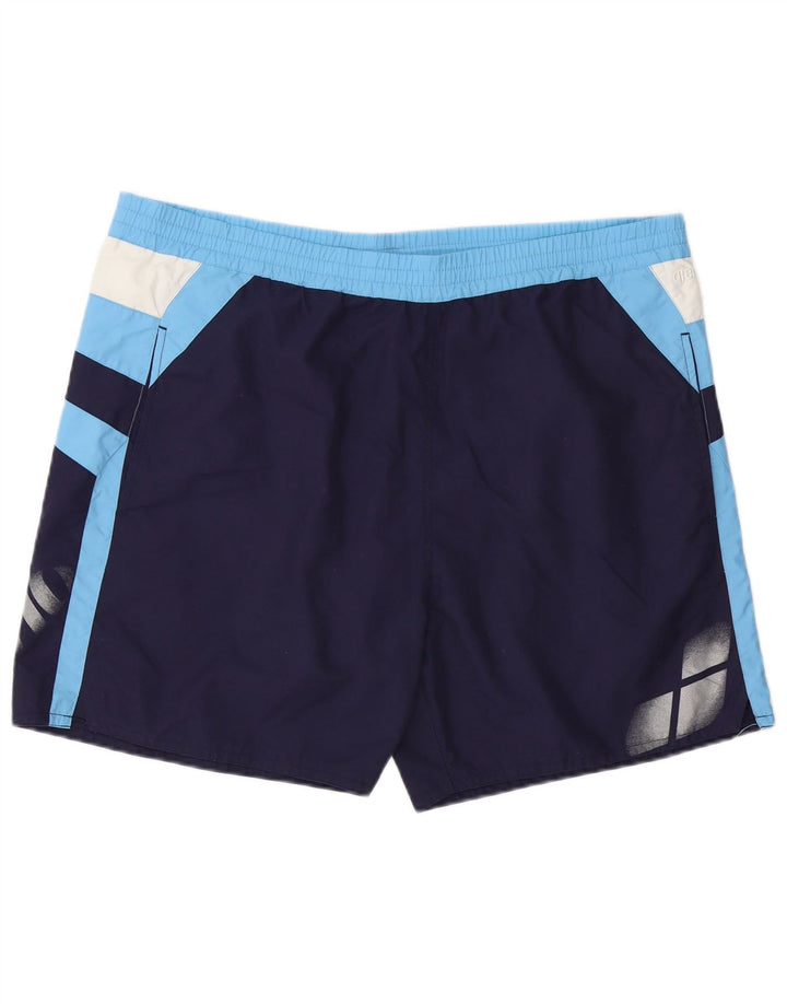 Arena Mens Swimming Shorts 2XL  Navy Blue Colourblock Polyester