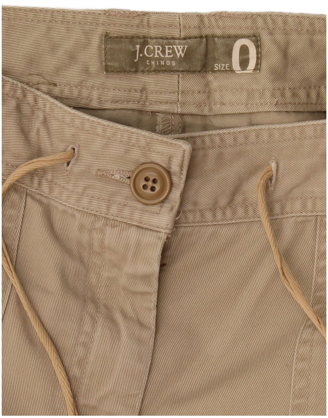 J. Crew Womens Chino Shorts US 0 XS W30 Beige