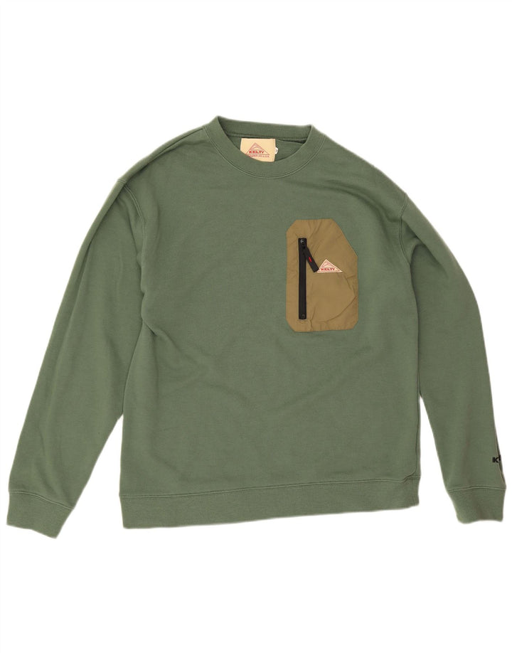 Kelty Mens Sweatshirt Jumper Medium Green
