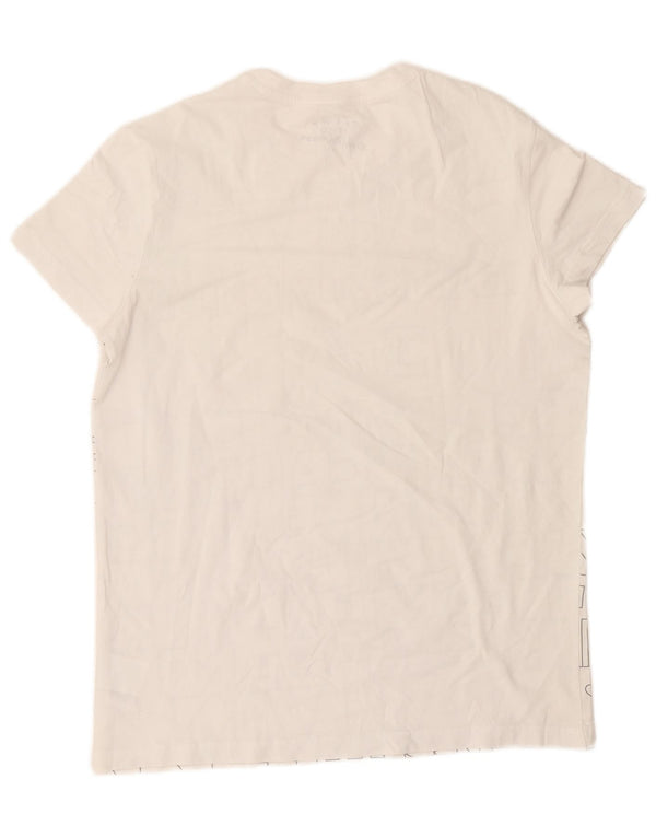 Calvin Klein Jeans Mens Graphic T-Shirt Top XL White Cotton