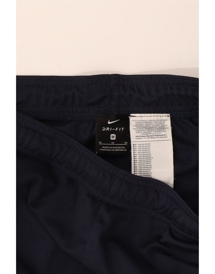 Nike Mens Dri Fit Tracksuit Trousers Medium  Navy Blue Polyester