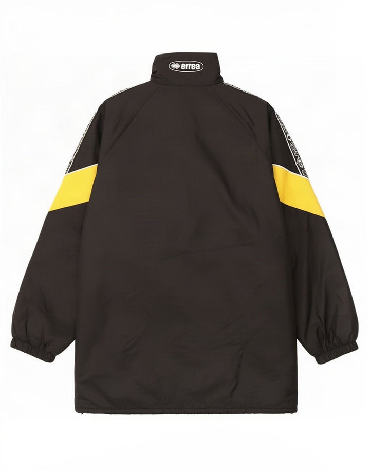 Errea Mens Graphic Oversized Padded Coat UK 40 Large Black Colourblock