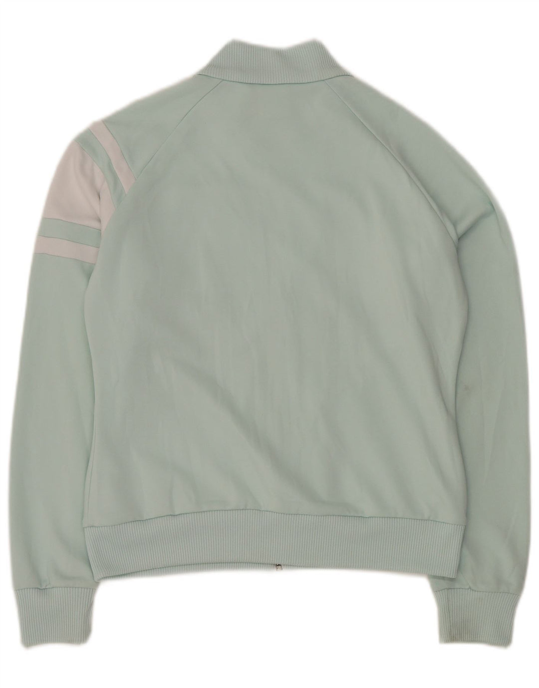 DIADORA Womens Tracksuit Top Jacket UK 16 Large Turquoise Colourblock