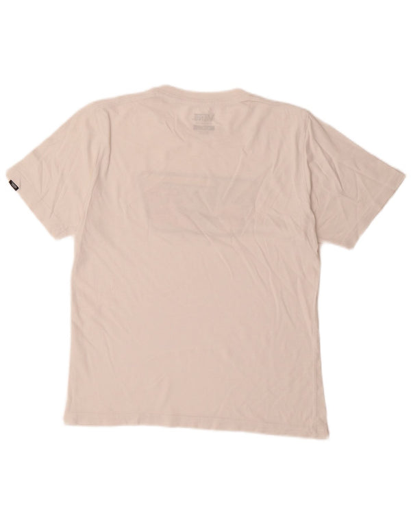 Vans Boys Classic Fit Graphic T-Shirt Top 10-11 Years Medium White Cotton