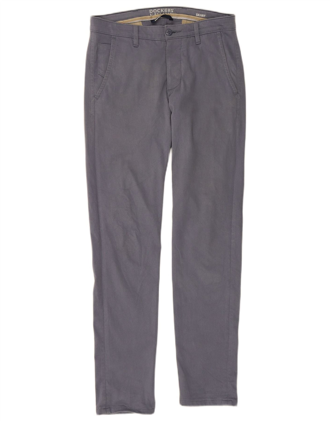 DOCKERS Mens Skinny Chino Trousers W29 L32 Blue Cotton