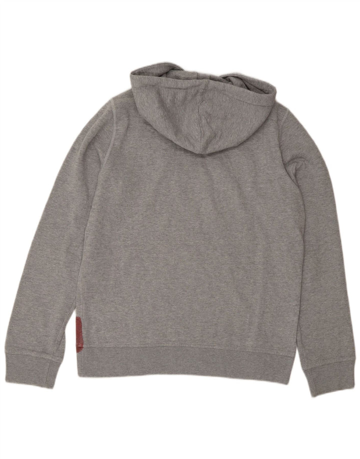 Converse Mens Graphic Hoodie Jumper Medium Grey
