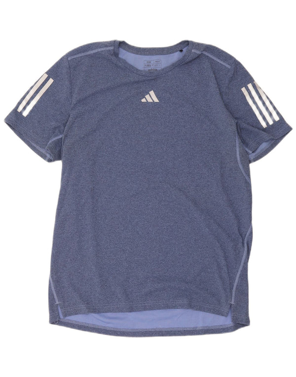 Adidas Mens Aeroready Regular Fit T-Shirt Top Large Blue