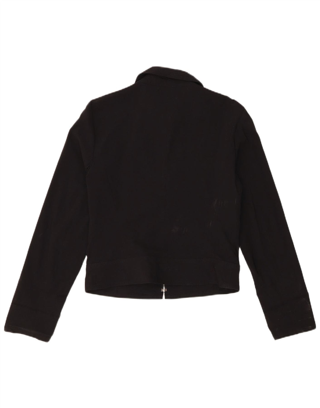 Zara Womens Bomber Jacket UK 14 Large Black Viscose