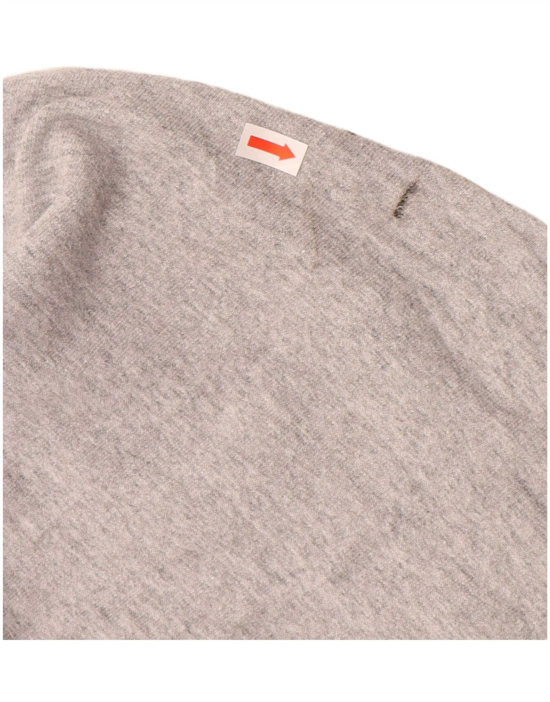 CHAMPION Womens Oversized Hoodie Jumper UK 10 Small Grey
