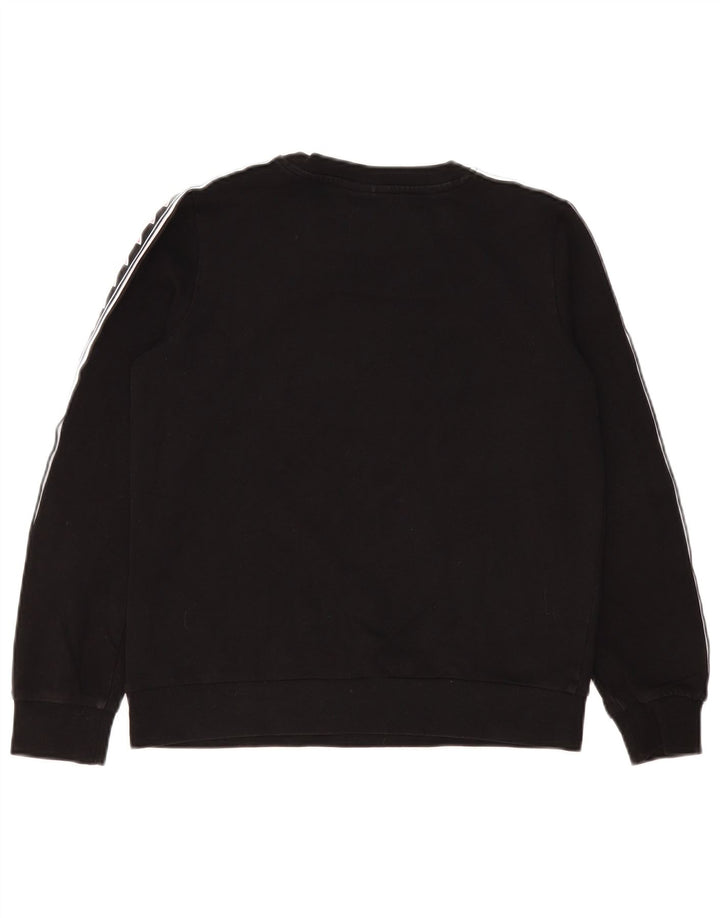 Ellesse Mens Heritage Graphic Sweatshirt Jumper Small Black Colourblock