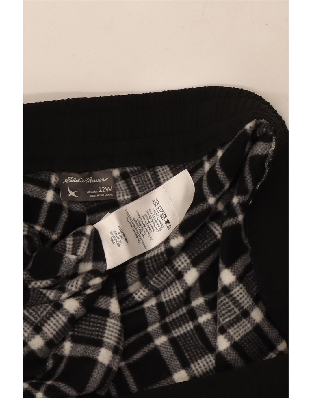 EDDIE BAUER Womens Cargo Tracksuit Trousers US 22 3XL Black Polyester