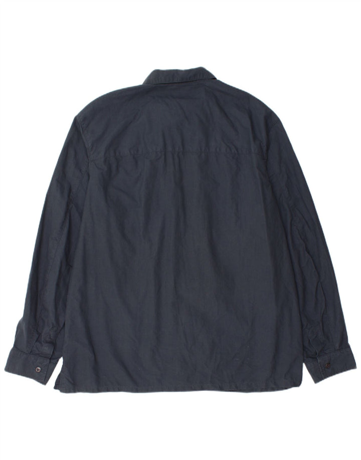 LEVI'S Mens Shirt XL Navy Blue Cotton