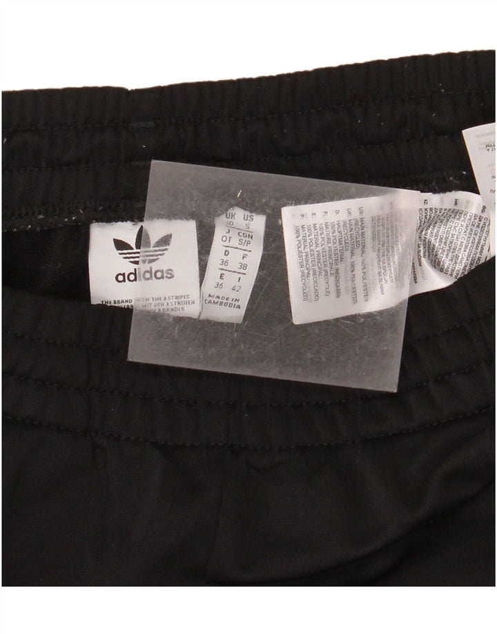 Adidas Womens Tracksuit Trousers UK 10 Small Black Polyester
