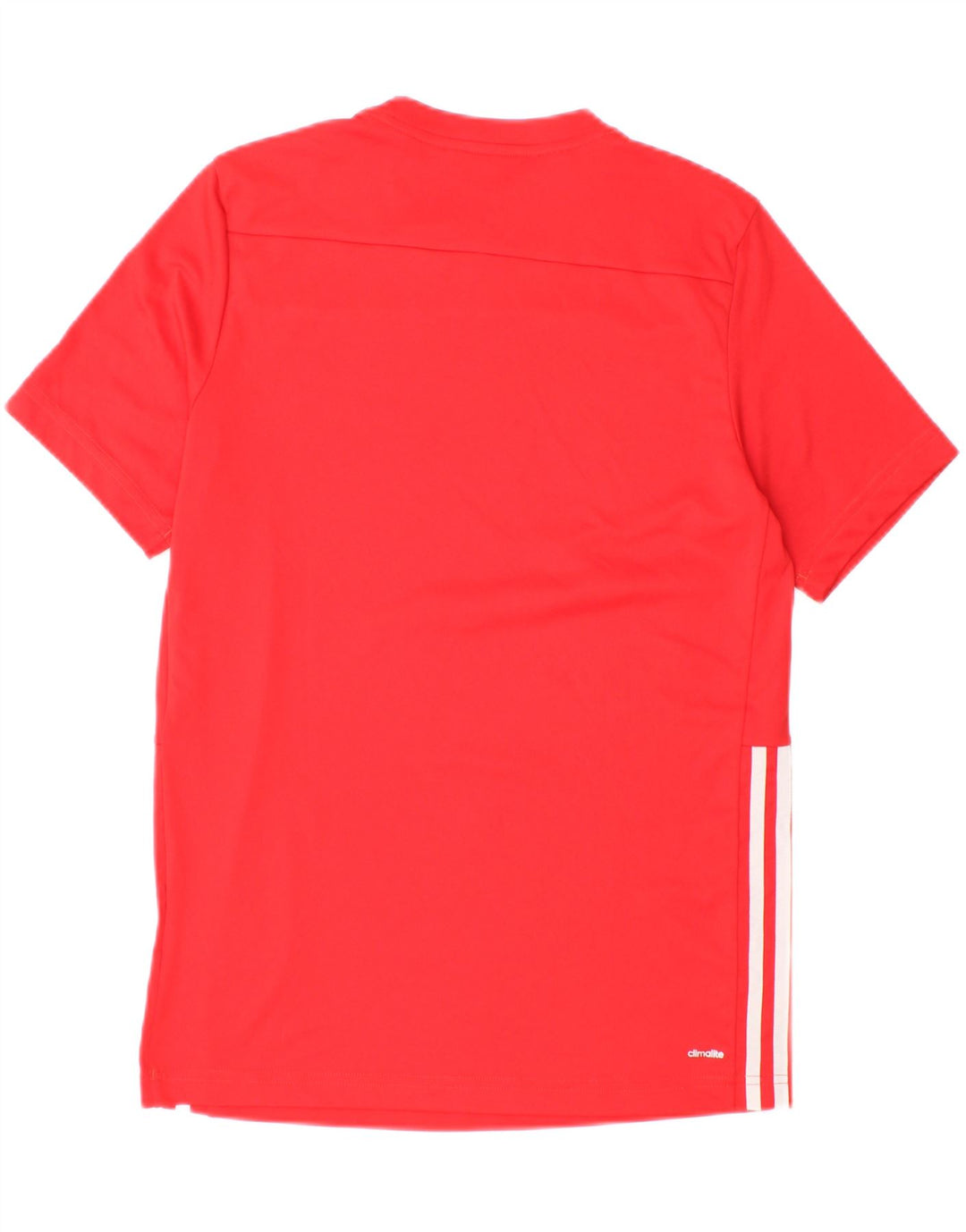 ADIDAS Boys Climalite T-Shirt Top 13-14 Years Red Polyester Vintage Adidas and Second-Hand Adidas from Messina Hembry 