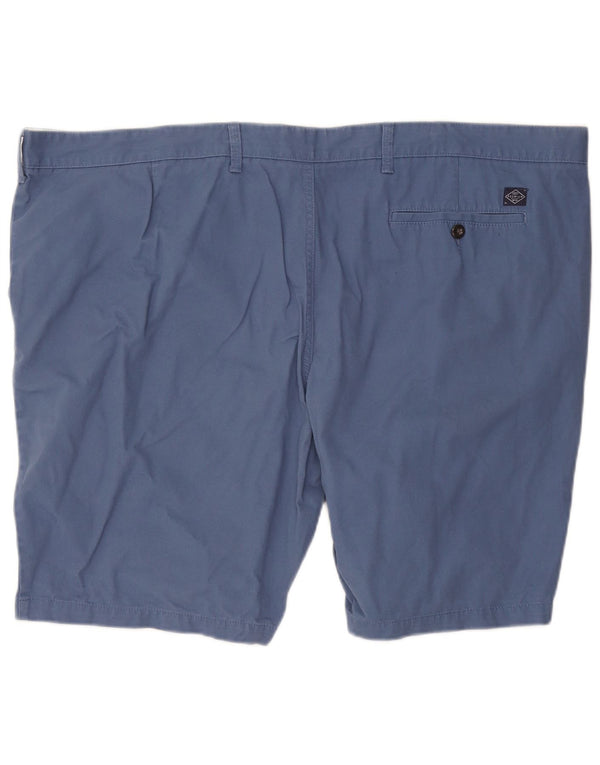 Marks & Spencer Mens Chino Shorts W48 4XL Blue Cotton