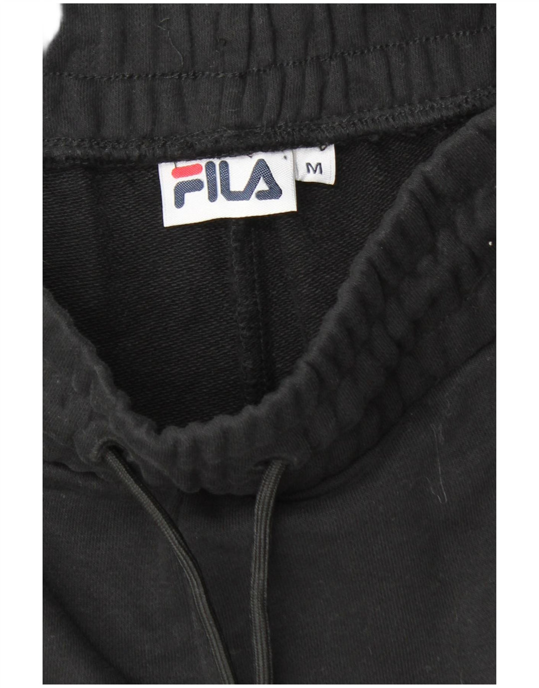FILA Mens Tracksuit Trousers Joggers Medium  Black Cotton