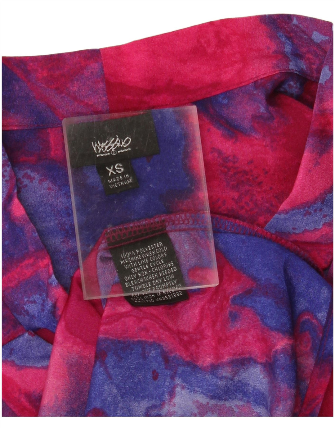 MOSSIMO Womens Oversized Longline Shirt Blouse UK 6 XS Multicoloured