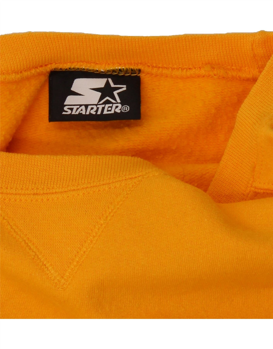 STARTER Mens Sweatshirt Jumper 2XL Yellow Vintage Starter and Second-Hand Starter from Messina Hembry 