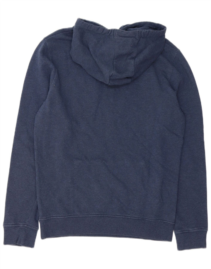 Lyle & Scott Mens Hoodie Jumper Medium Navy Blue Cotton
