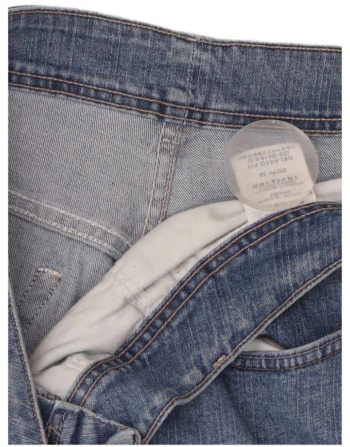 LEE Womens Relaxed Fit Denim Shorts US 20 3XL W38 Blue Cotton