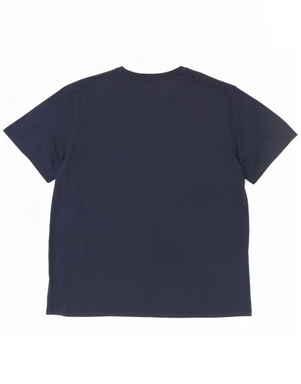 Levi's Mens Standard Graphic T-Shirt Top 2XL Navy Blue Cotton
